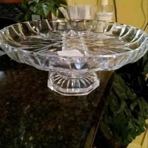 Glass cake holder clear